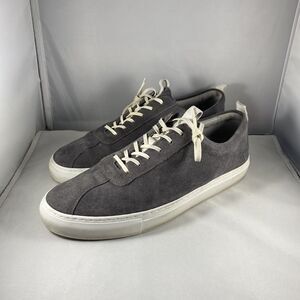 EUC Grenson The Good Shoe Gray Suede Leather Men's Sneaker 1 UK 8 G US 9 $350